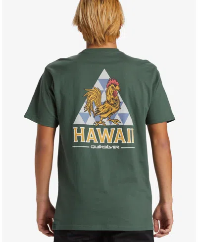 Quiksilver Men's Hawaii Regal Rooster Short Sleeve T-shirt In Forest