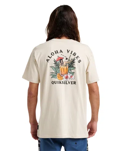 Quiksilver Men's Hi Aloha Vibes T-shirt In White
