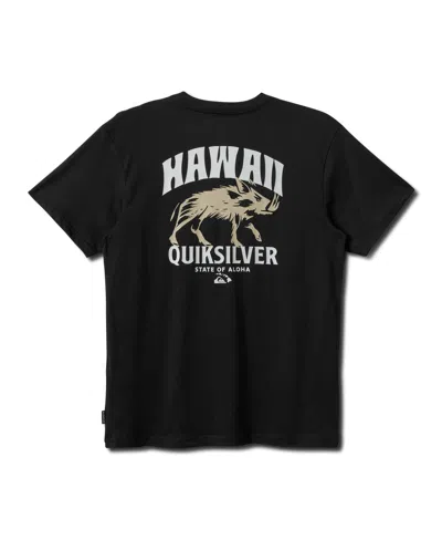 Quiksilver Men's Hi Boar Short Sleeve T-shirt In Black