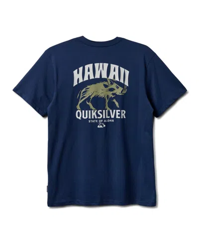 Quiksilver Men's Hi Boar Short Sleeve T-shirt In Navy