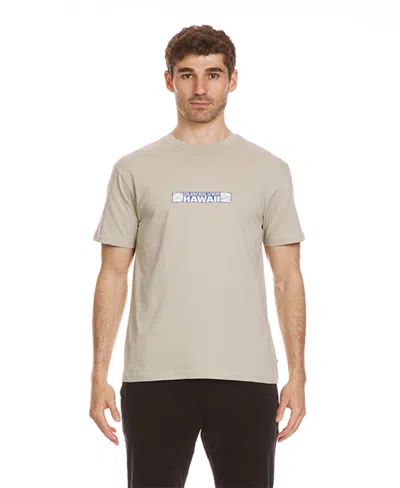 Quiksilver Men's Hi Bumper Sticker Short Sleeve T-shirt In Pale Aloe