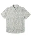 Quiksilver Men's Hi Fern Days Regular-fit Frond-print Button-down Shirt In Sea Spray