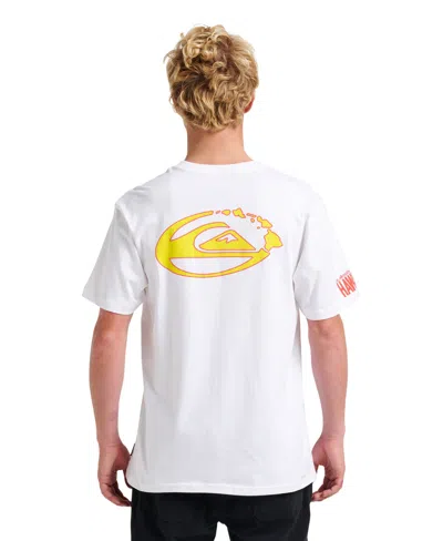 Quiksilver Men's Hi Kingdom Of Hawaii T-shirt In White