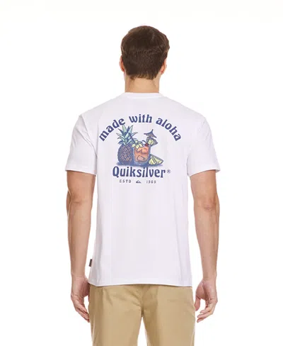 Quiksilver Men's Hi Mai Tai Short Sleeve T-shirt In White