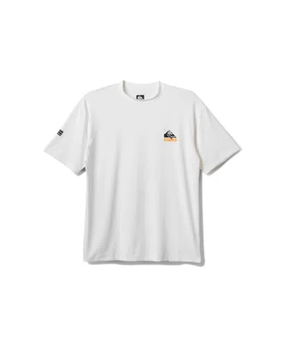 Quiksilver Men's Hi Petroglyph Surf Short Sleeve T-shirt In White