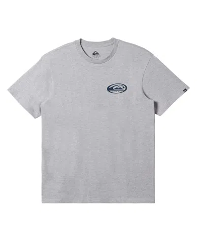 Quiksilver Men's Hi Saturn Island Short Sleeve T-shirt In Light Grey Heather