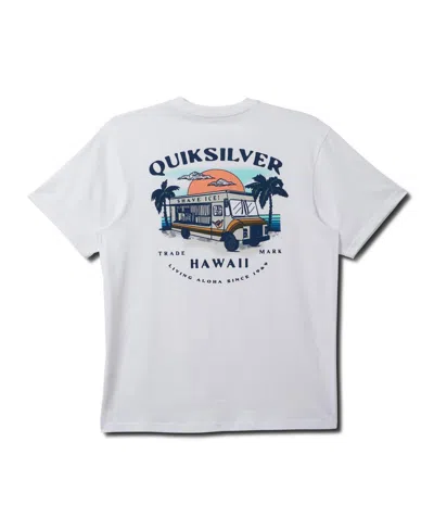 Quiksilver Men's Hi Shave Ice Short Sleeve T-shirt In White