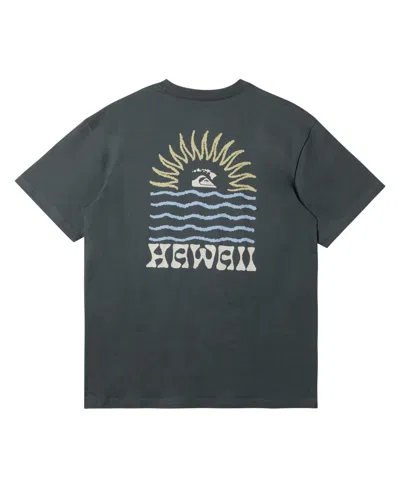 Quiksilver Men's Hi Swell Lines Short Sleeve T-shirt In Black