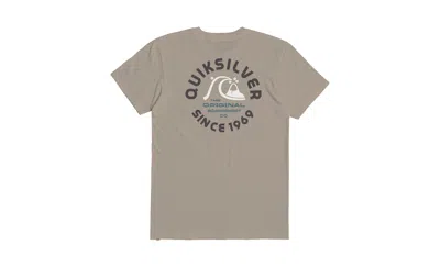 Quiksilver Men's Ice Cold Mt0 Crew Neck T-shirt In Plaza Taupe