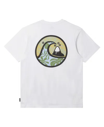 Quiksilver Men's Jungle Safari Mor Short Sleeve T-shirt In White