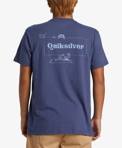 Quiksilver Men's Jungleman Mt0 Short Sleeve T-shirt In Crown Blue
