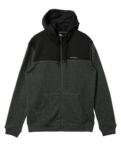 Quiksilver Men's Keller Block Zip Long Sleeve Hoodie In Urban Chic Heather