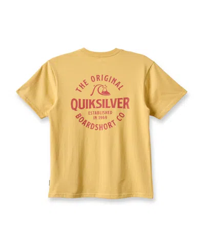 Quiksilver Men's Locked Up Short Sleeve T-shirt In Yellow