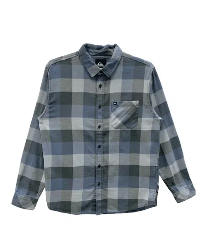 Quiksilver Men's Motherfly Flannel Long Sleeve Shirt In Urnban Chic Prnt 4