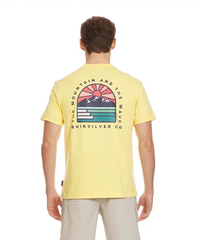 Quiksilver Men's Multi Terrain Short Sleeve Tee In Golden Haze
