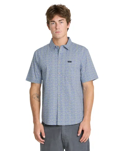 Quiksilver Men's Nature Tile Classic Shirt In White