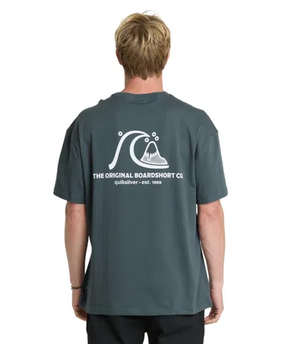 Quiksilver Men's Og Surf Company Org T-shirt In Dark Slate