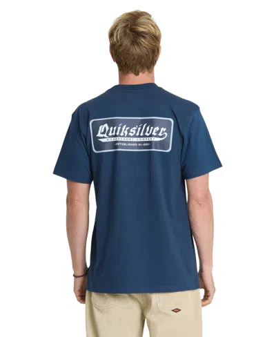 Quiksilver Men's Oldie Crewneck T-shirt In Blue