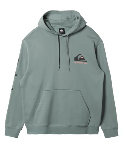 Quiksilver Men's Omni Logo Long Sleeve Hoodie In Chinois Green