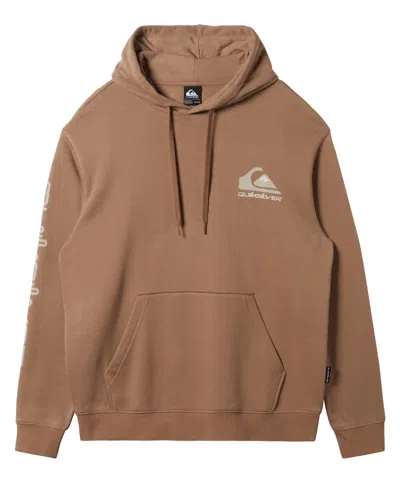 Quiksilver Men's Omni Logo Long Sleeve Hoodie In Portabella