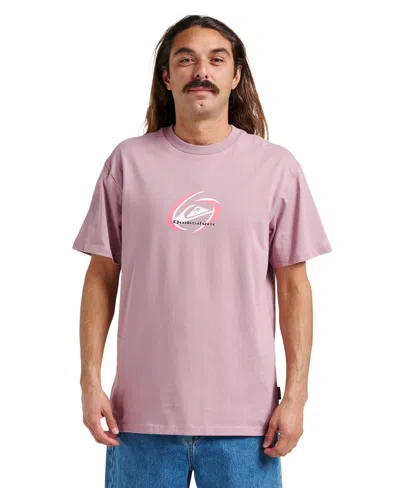 Quiksilver Men's Orbital Motion Short Sleeve T-shirt In Pink