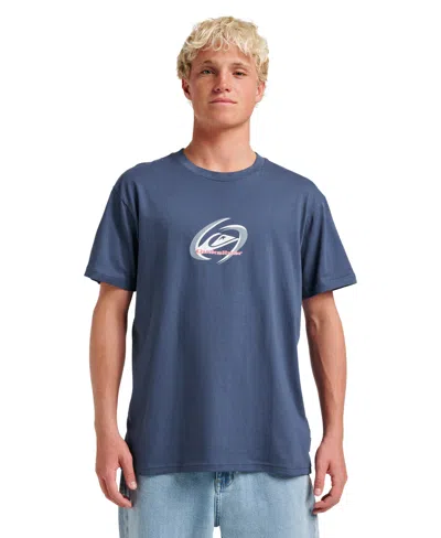 Quiksilver Men's Orbital Motion Short Sleeve T-shirt In Blue