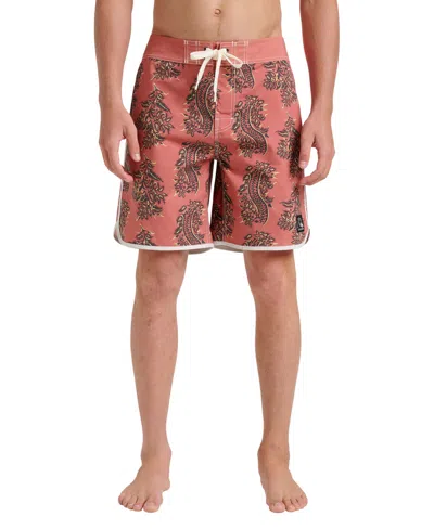 Quiksilver Men's Original Scallop Boardshorts In Red