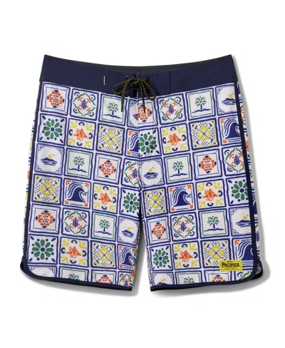 Quiksilver Men's Pacifico Scallop 19 Boardshorts In White