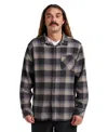 Quiksilver Men's Penmar Check Flannel Shirt In Black