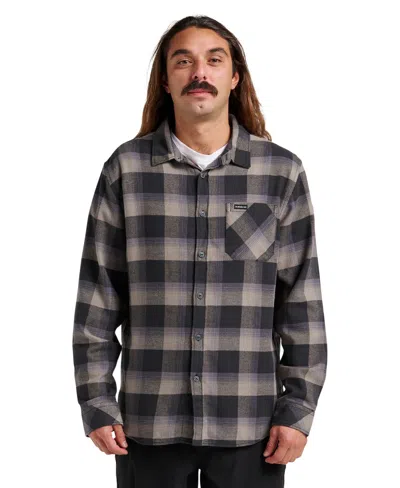 Quiksilver Men's Penmar Check Flannel Shirt In Black
