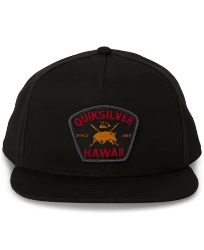 Quiksilver Men's  Hi Tapa Plains Snapback In Black,jet Black