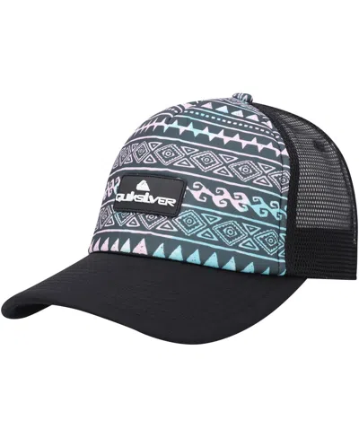 Quiksilver Men's  Navy Foam Grillson Trucker Snapback Hat