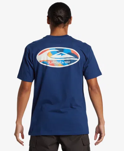 Quiksilver Men's Retro Link Short Sleeve T-shirt In Estate Blu