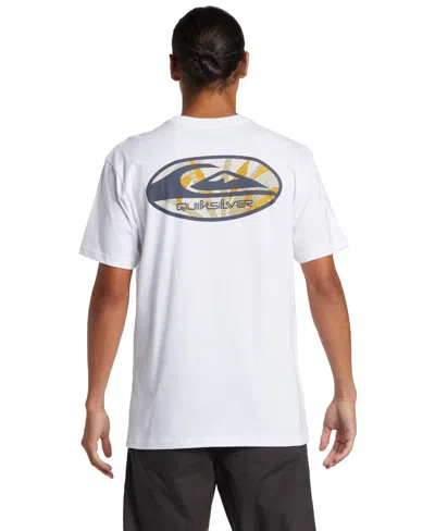 Quiksilver Men's Retro Link Short Sleeve T-shirt In White