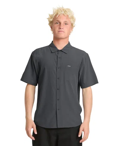 Quiksilver Men's Ridge Tech Classic Short-sleeve Shirt In Gray