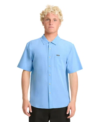 Quiksilver Men's Ridge Tech Classic Short-sleeve Shirt In Blue