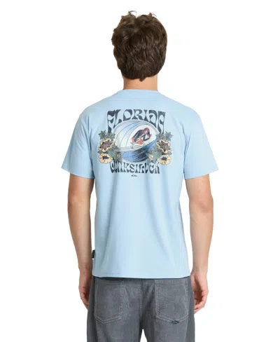Quiksilver Men's Ringspun Cotton-blend Crewneck T-shirt In Gray