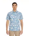Quiksilver Men's Shades Classic Stretch Woven Shirt In Blue