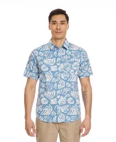 Quiksilver Men's Shades Classic Stretch Woven Shirt In Niagara