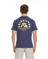 Quiksilver Men's Shadow Block Short Sleeve T-shirt In Navy