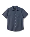 Quiksilver Men's Shoreline Classic Woven Shirt In Blue