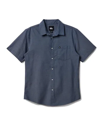 Quiksilver Men's Shoreline Classic Woven Shirt In Blue