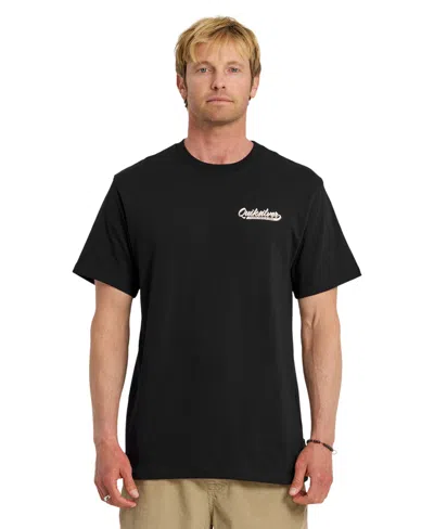 Quiksilver Men's Short-sleeve Crewneck T-shirt In Black