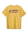Quiksilver Men's Sign Painter Short Sleeve T-shirt In Yellow