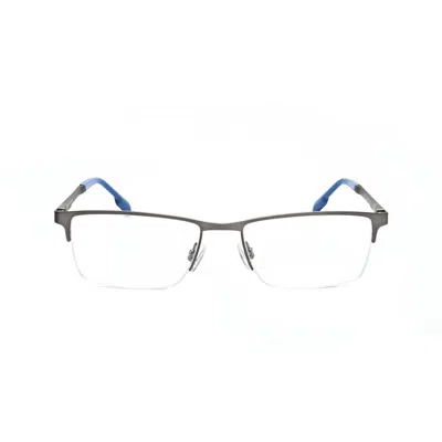 Quiksilver Men's Silver Tone Browline Eyeglass Frames Qs1002