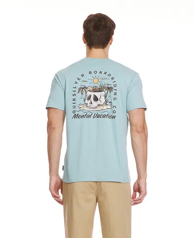 Quiksilver Men's Simple Pleasures Short Sleeve T-shirt In Jade Gray