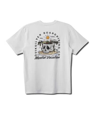 Quiksilver Men's Simple Pleasures Short Sleeve T-shirt In White