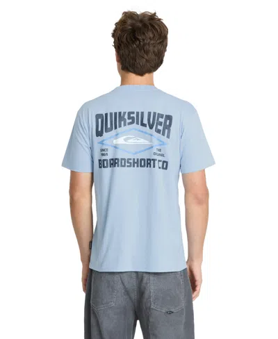 Quiksilver Men's Stay Diamond Graphic Crew Neck T-shirt In Blue