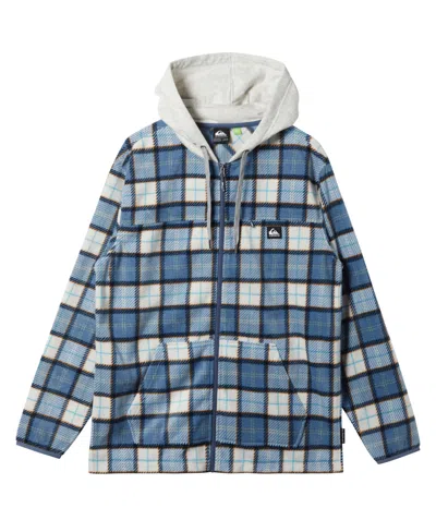 Quiksilver Men's Surf Days Long Sleeve Hoodie In Coronet Blue Prnt 1