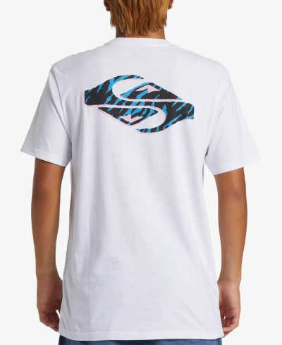 Quiksilver Men's Surf Safari Moe Short Sleeve T-shirt In White